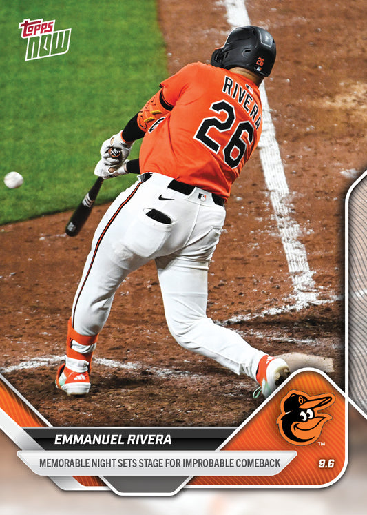Emmanuel Rivera - 2025 MLB Topps NOW® - Card 666