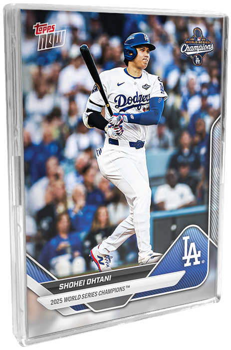2025 World Series Champions - Los Angeles Dodgers - MLB Topps NOW® 15-Card Team Set
