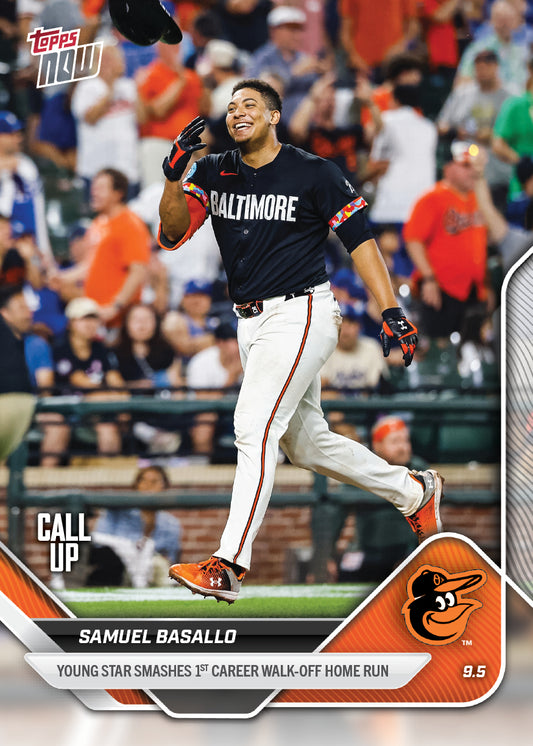 Samuel Basallo - 2025 MLB Topps NOW® - Card 660