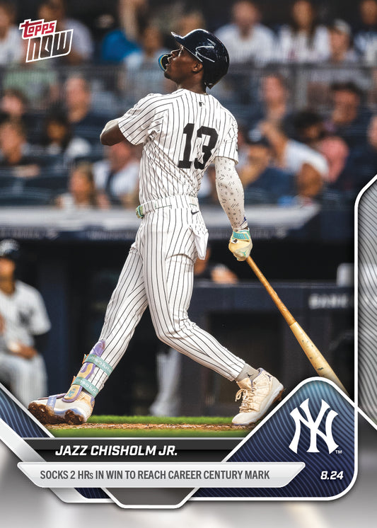 Jazz Chisholm Jr. - 2025 MLB Topps NOW® - Card 606