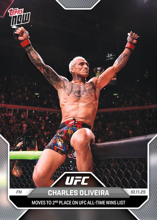 Charles Oliveira - 2025 UFC Topps NOW® - Card 34