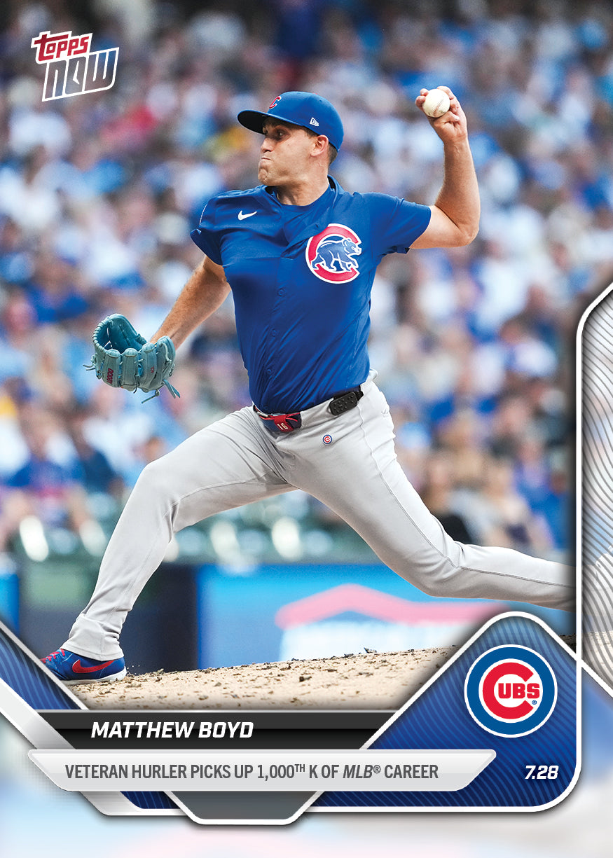 Matthew Boyd - 2025 MLB Topps NOW® - Card 482