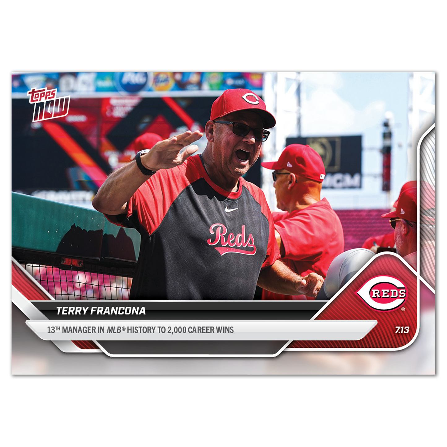 Terry Francona - 2025 MLB Topps NOW® - Card 425 - LOOK FOR AUTOS
