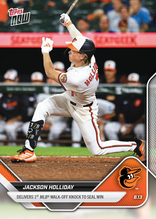 Jackson Holliday - 2025 MLB Topps NOW® - Card 555