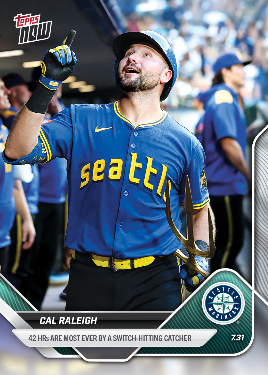 Cal Raleigh - 2025 MLB Topps NOW® - Card 492