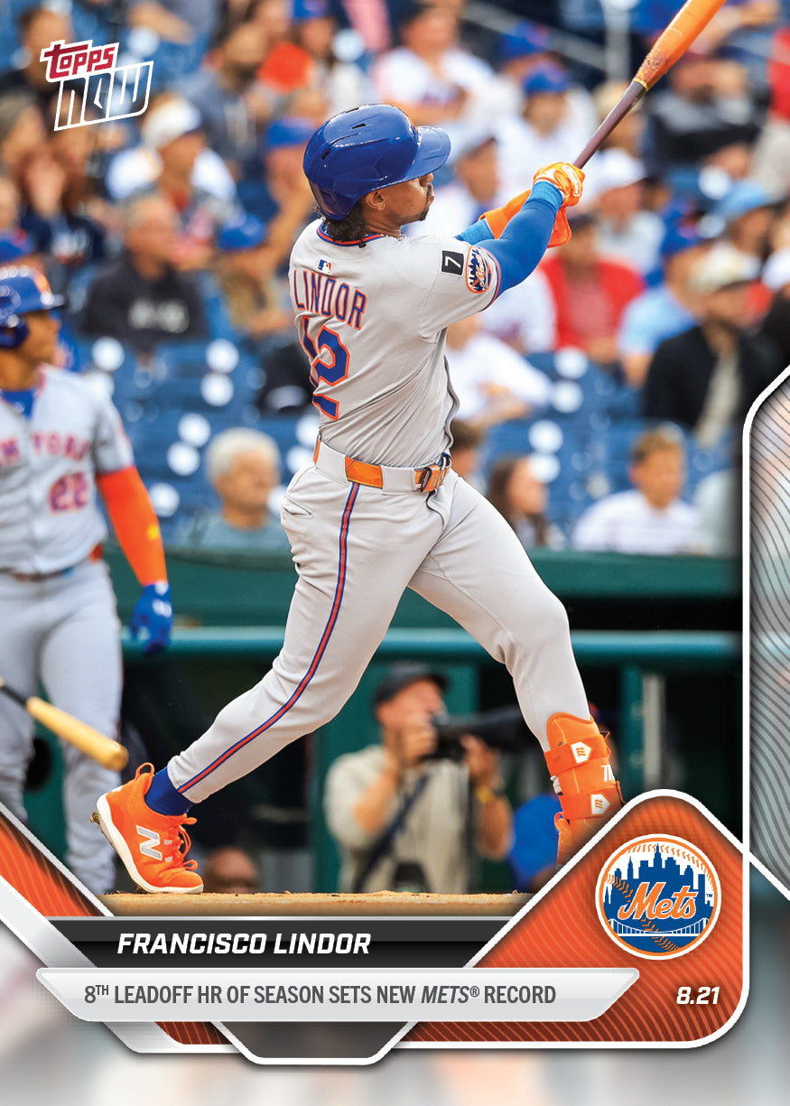 Francisco Lindor - 2025 MLB Topps NOW® - Card 589