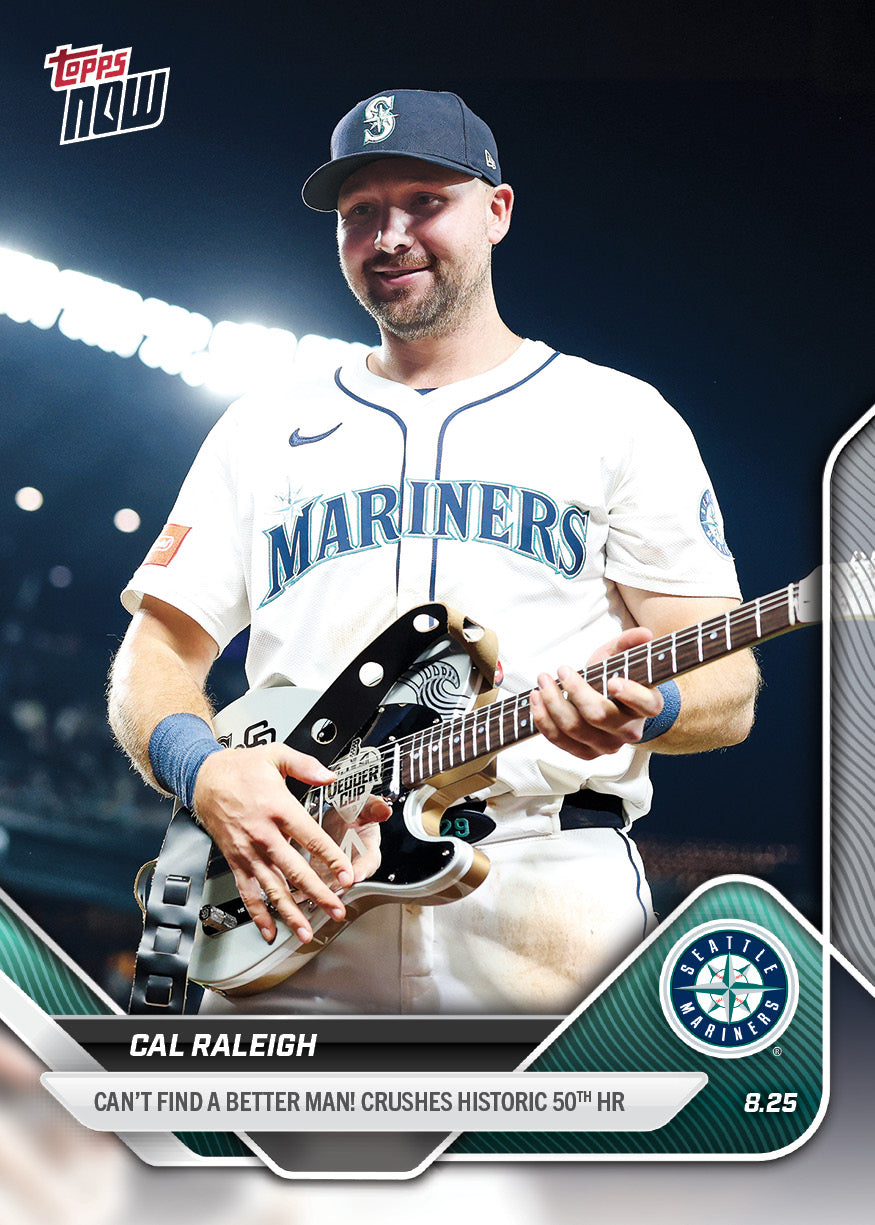 Cal Raleigh - 2025 MLB Topps NOW® - Card 609