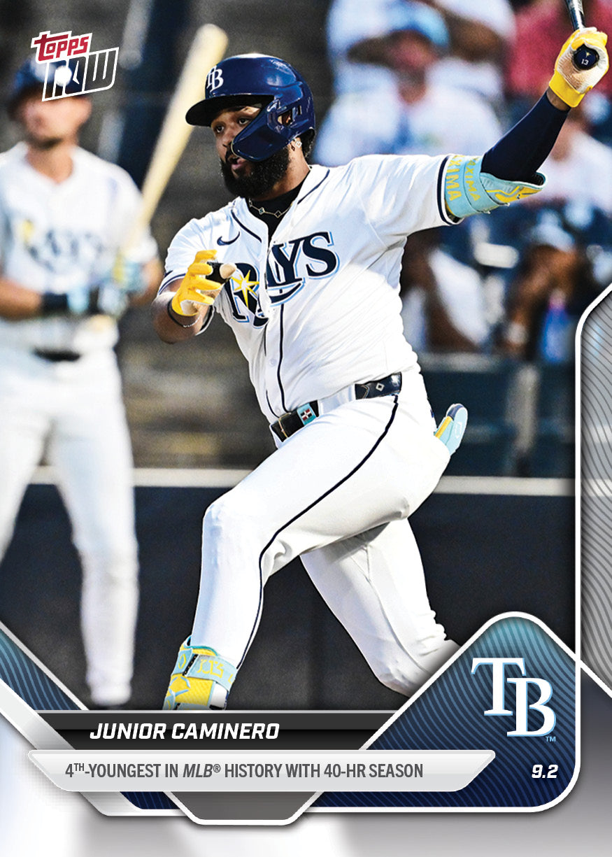 Junior Caminero - 2025 MLB Topps NOW® - Card 652 - LOOK FOR AUTOS