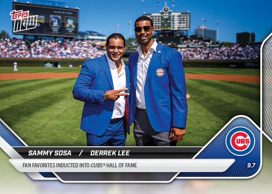 Sammy Sosa / Derrek Lee - 2025 MLB Topps NOW® - Card 676