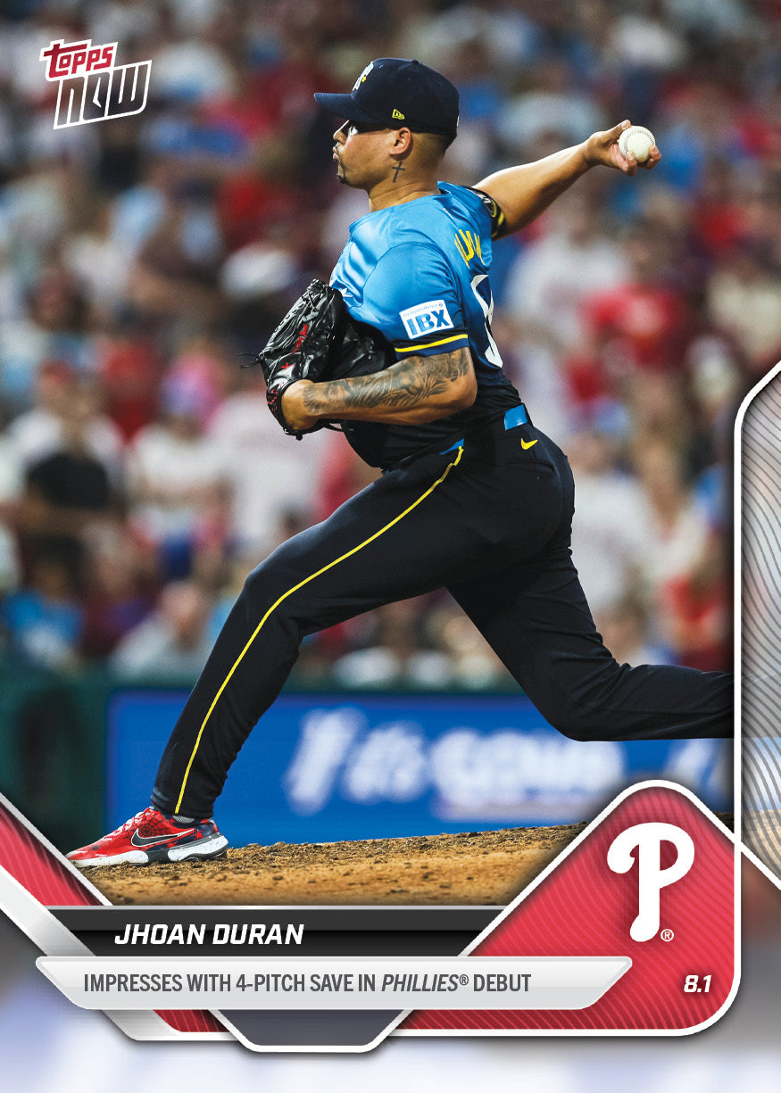 Jhoan Duran - 2025 MLB Topps NOW® - Card 493