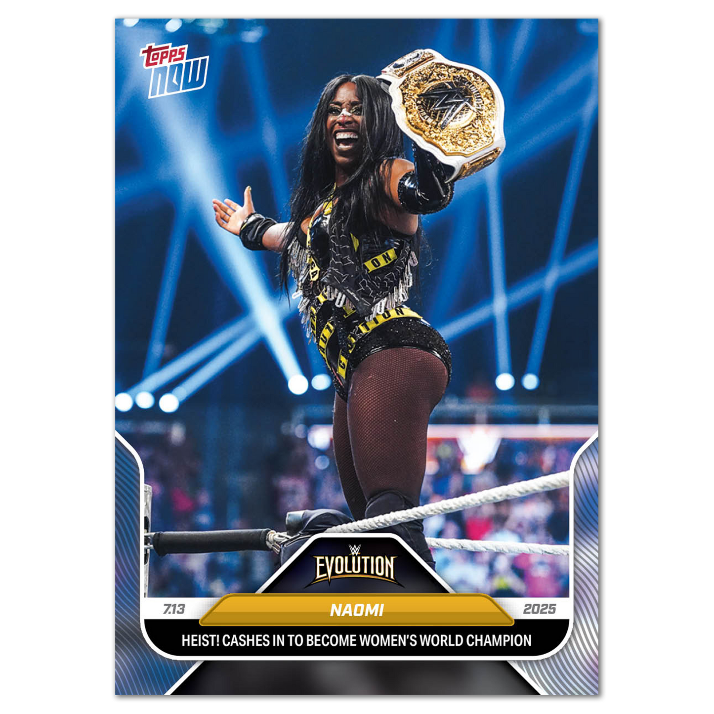 Naomi - 2025 WWE Topps NOW® - Card 81 - LOOK FOR AUTOS & AUTO-RELICS