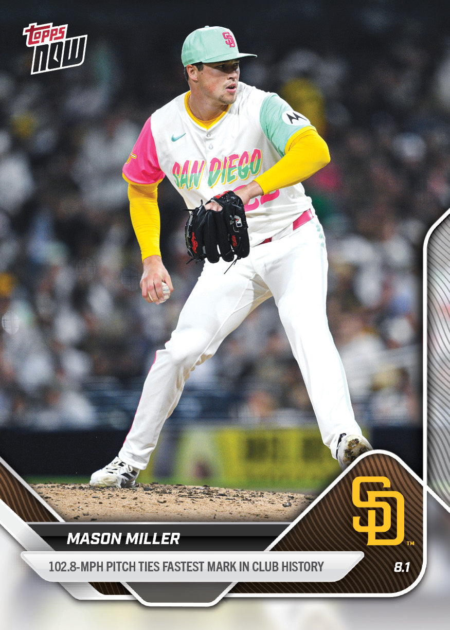 Mason Miller - 2025 MLB Topps NOW® - Card 498