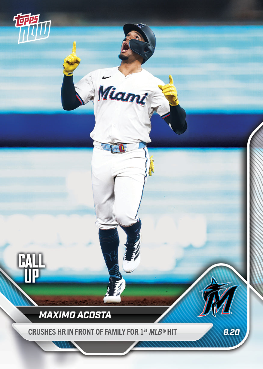 Maximo Acosta - 2025 MLB Topps NOW® - Card 586