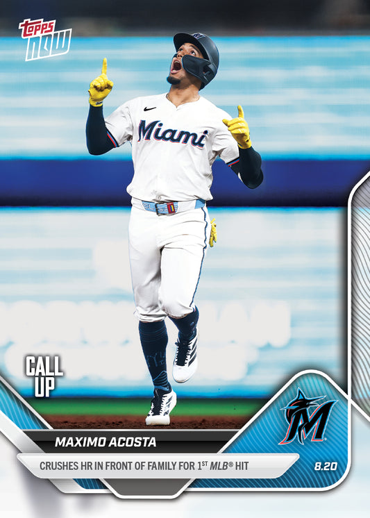 Maximo Acosta - 2025 MLB Topps NOW® - Card 586