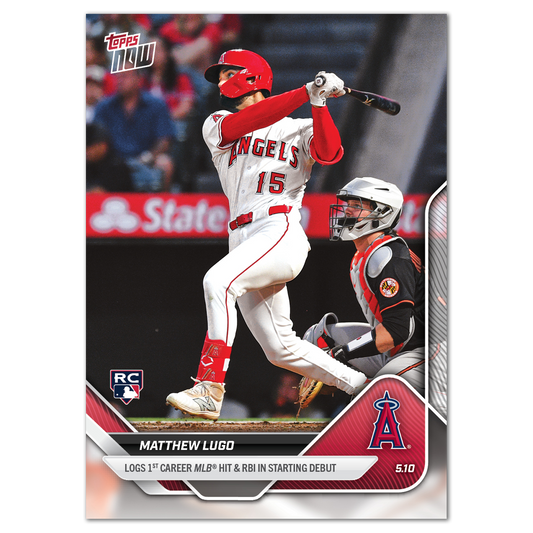 Matthew Lugo - 2025 MLB Topps NOW® - Card 165
