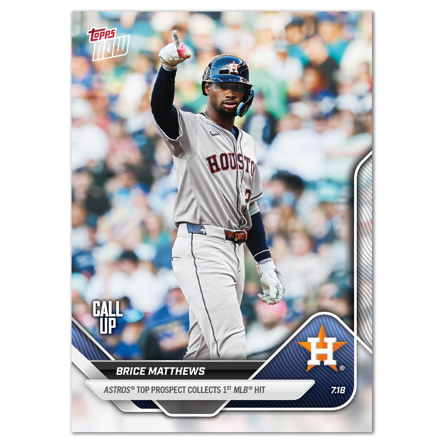 Brice Matthews - 2025 MLB Topps NOW® - Card 438