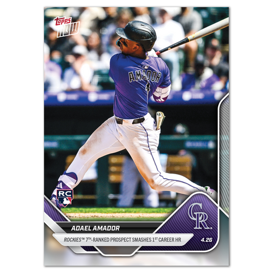 Adael Amador - 2025 MLB Topps NOW® - Card 109
