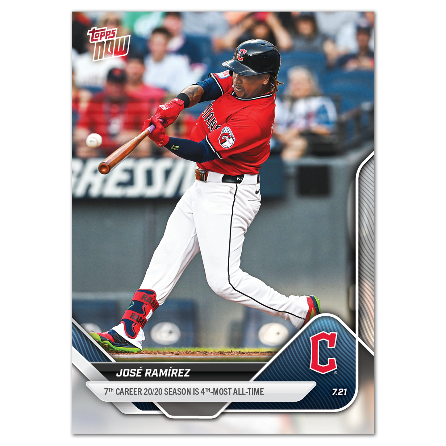 José Ramírez - 2025 MLB Topps NOW® - Card 446