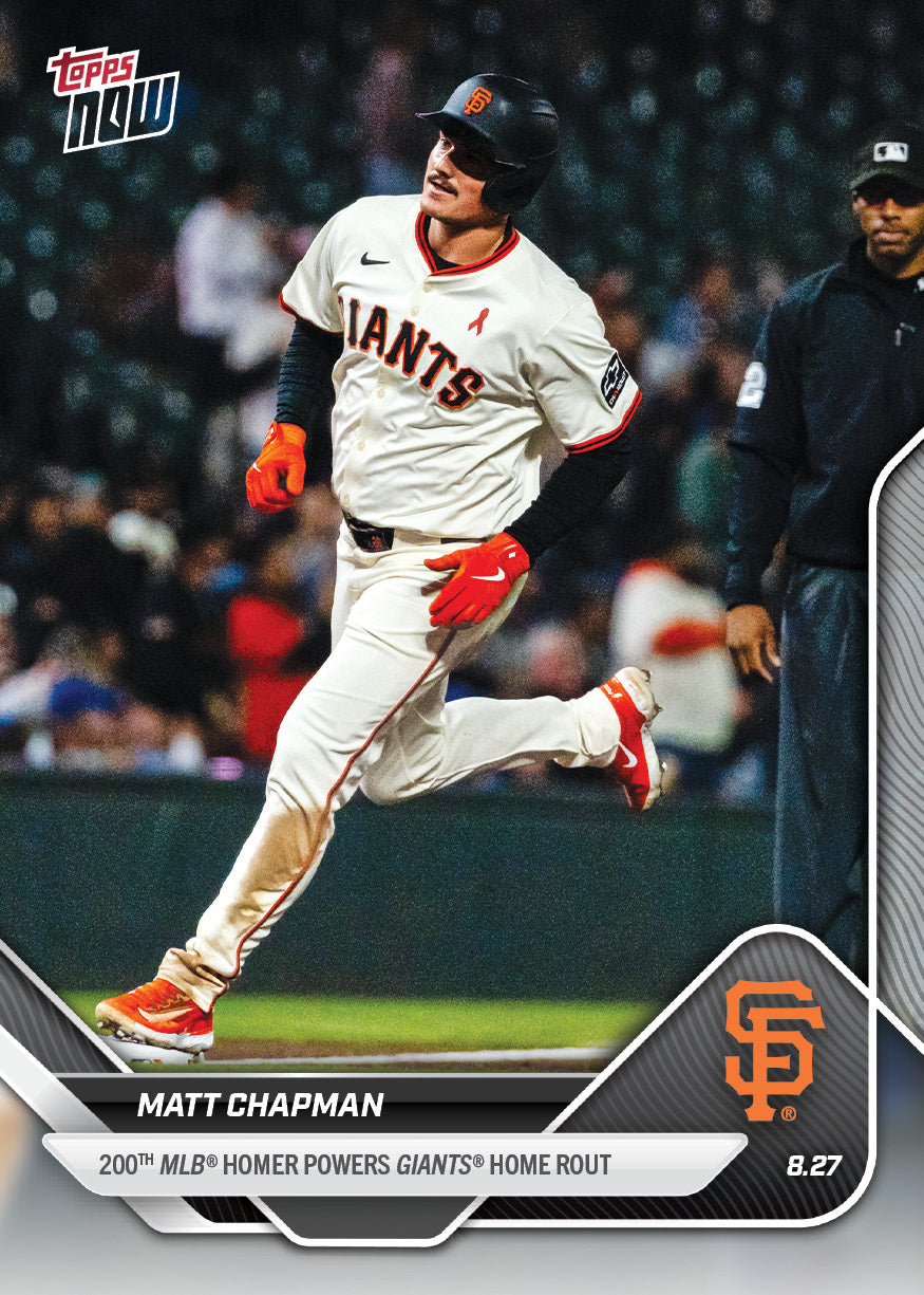 Matt Chapman - 2025 MLB Topps NOW® - Card 619