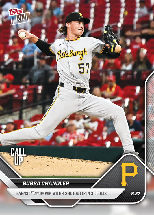 Bubba Chandler - 2025 MLB Topps NOW® - Card 617