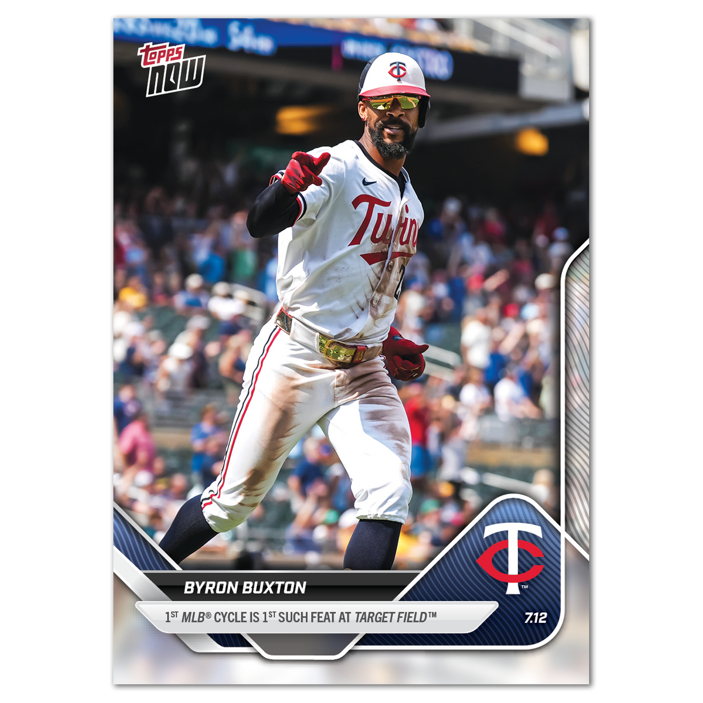 Byron Buxton - 2025 MLB Topps NOW® - Card 417 - LOOK FOR AUTOS