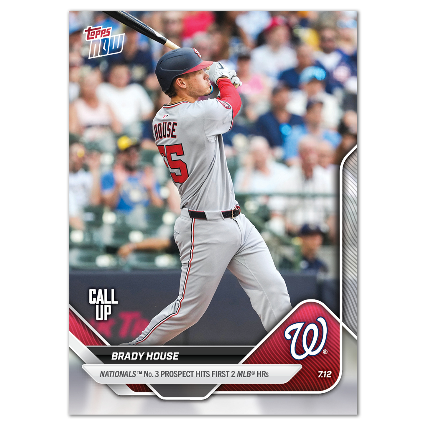 Brady House - 2025 MLB Topps NOW® - Card 420