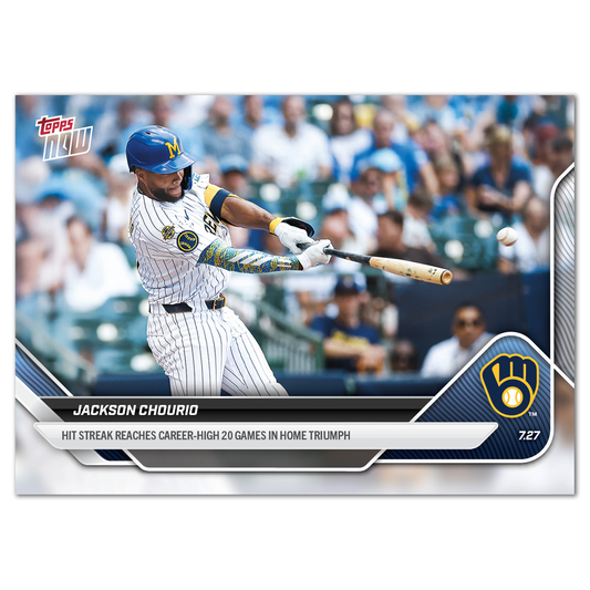 Jackson Chourio - 2025 MLB Topps NOW® - Card 471