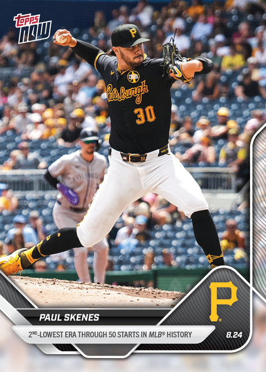 Paul Skenes - 2025 MLB Topps NOW® - Card 603