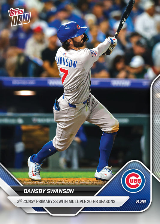 Dansby Swanson - 2025 MLB Topps NOW® - Card 629