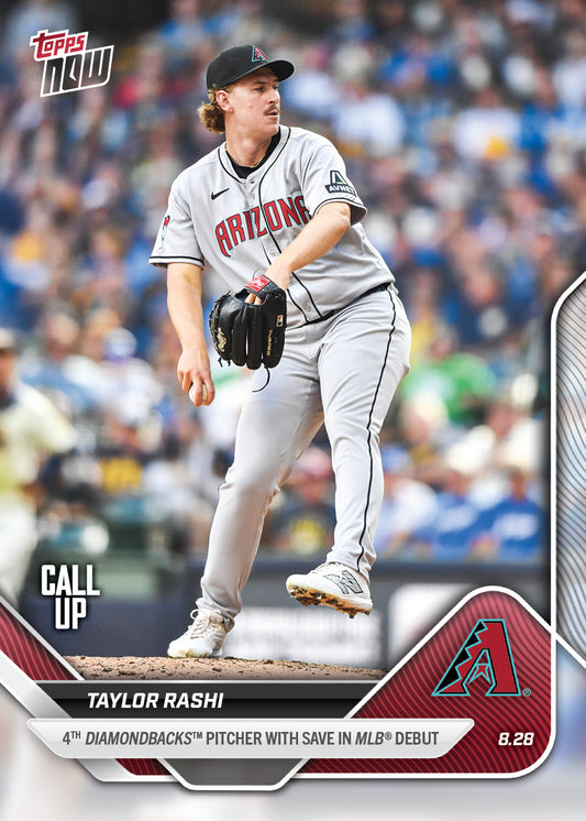 Taylor Rashi - 2025 MLB Topps NOW® - Card 623