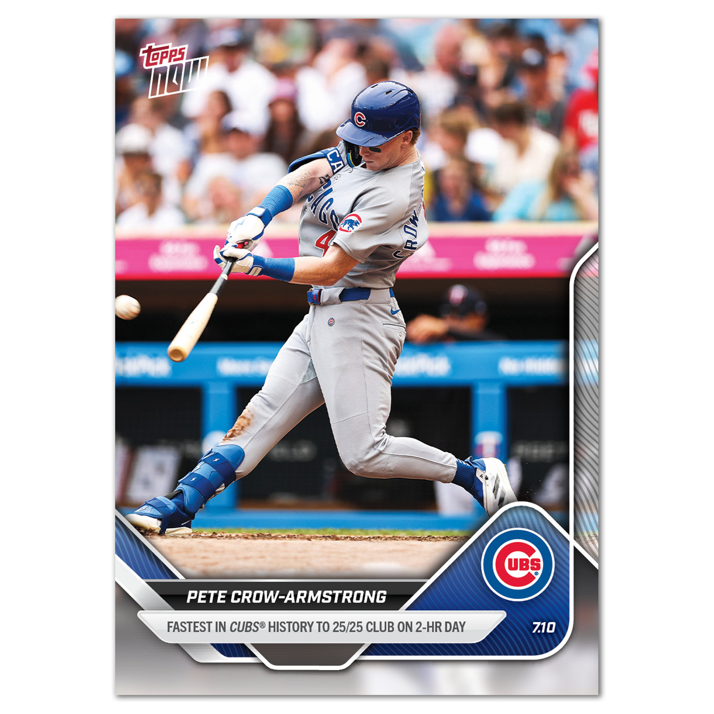 Pete Crow-Armstrong - 2025 MLB Topps NOW® - Card 409