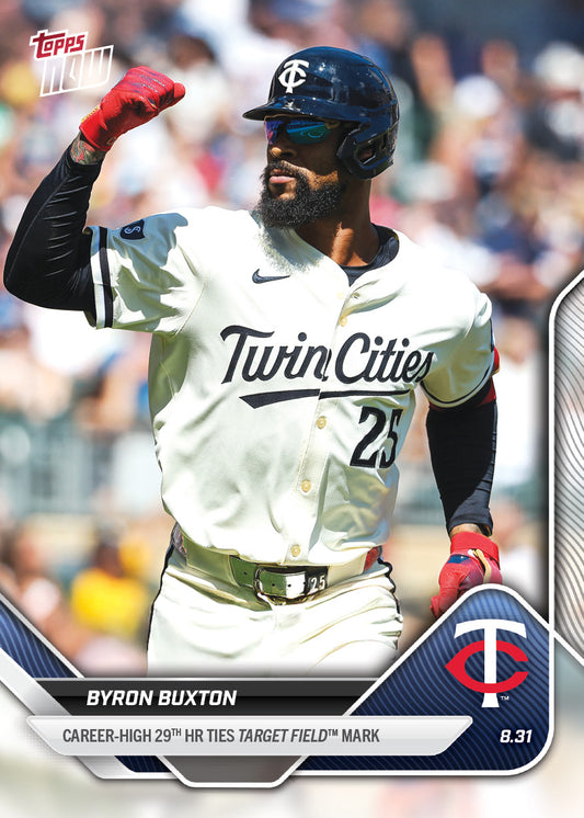 Byron Buxton - 2025 MLB Topps NOW® - Card 640