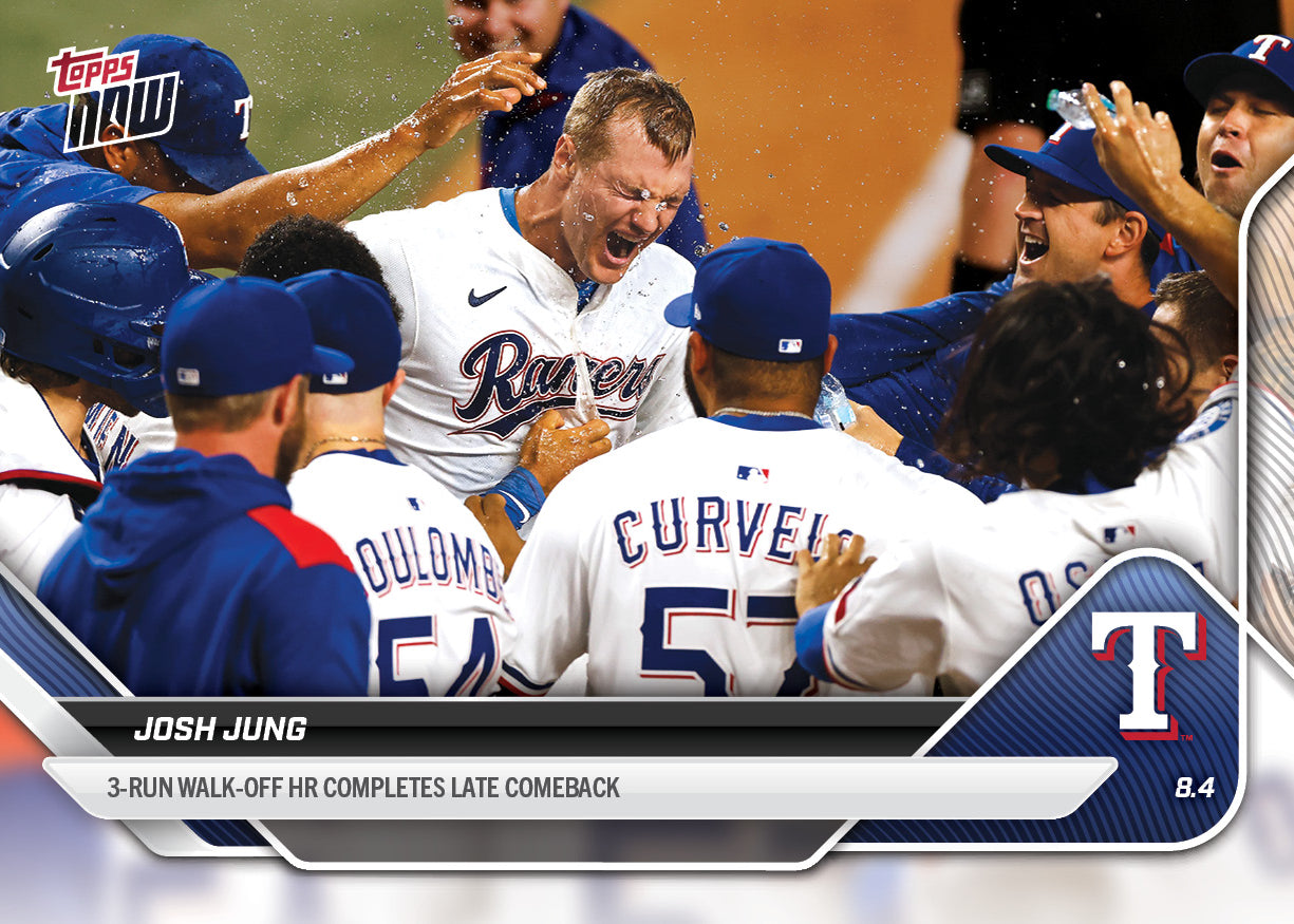 Josh Jung - 2025 MLB Topps NOW® - Card 516