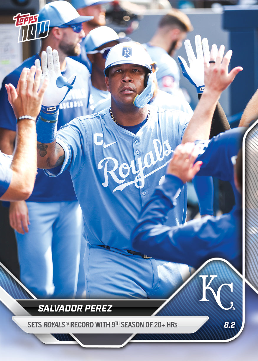 Salvador Perez - 2025 MLB Topps NOW® - Card 502